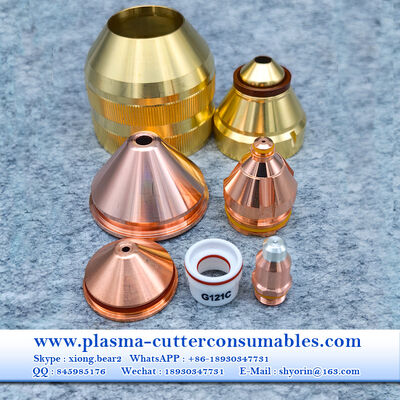 แคโทดวัสดุสิ้นเปลืองพลาสม่าของ Kjellberg .11.848.221.300 G002Y หัวเงิน